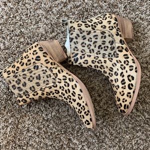 Cheetah Print Booties